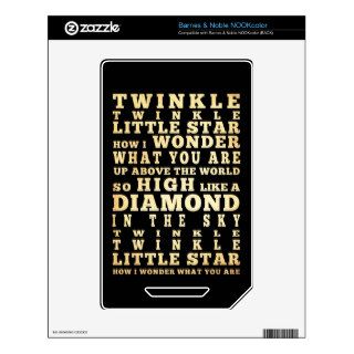 Inspirational Art   Nursery Rhyme. Decal For The NOOK Color
