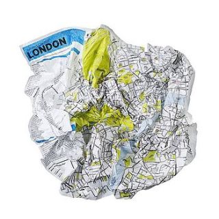 crumpled city map by nest