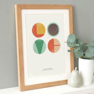 personalised 'love' print by the drifting bear co.