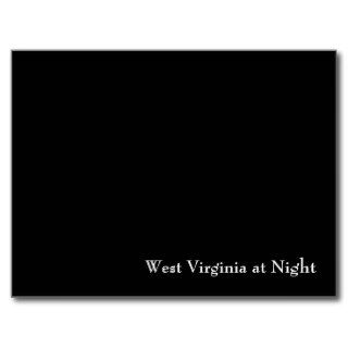 West Virginia at Night Postcards