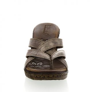 Born® "Monserrat" Leather Thong Slide Sandal