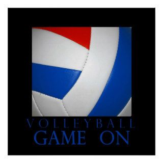 Volleyball Game On Poster