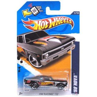 Mattel Hot Wheels HW RACING '12 BLACK '68 NOVA 1/10 #171/247 Toys & Games