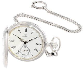 Catorex Men's 171.2.1642.110 Argent Massif 925 Sterling Silver Front Window Dial Pocket Watch Watches