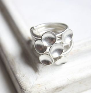 six cup stack ring by yume jewellery