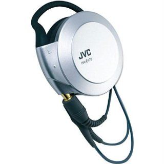 JVC HAE170S Ear Clip Headphones with Retractable Cord (Silver) Electronics