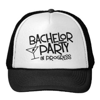Bachelor Party in Progress Mesh Hat
