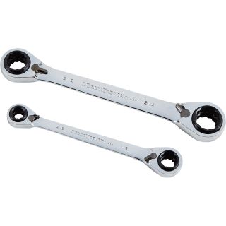 QuadBox™ Ratcheting GearWrench® — 2-Pc. Metric Set, Model# 93000