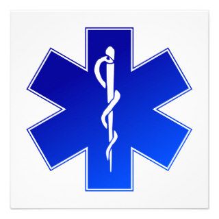 Medical EMS Symbol Custom Invite