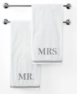 Avanti Bath Towels, Mr. & Mrs. 4 Piece Towel Set   Bath Towels   Bed & Bath