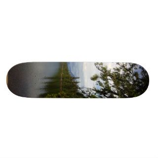 Lake Mcdonald Is The Largest Lake In Glacier Natio Skate Deck