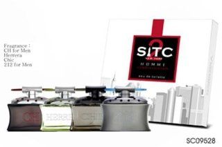 Sitc Carolina Edition Gift Set Men Perfume Impression Ch for Men, Herrera, Chic and 212 for Men  Fragrance Sets  Beauty