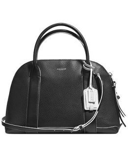 COACH BLEECKER PRESTON SATCHEL IN EDGEPAINT LEATHER   COACH   Handbags & Accessories