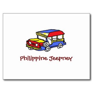 Philippine Jeepney Post Cards