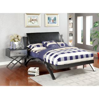 Furniture of America Liam Full size Bed and Nightstand Bedroom Set Furniture of America Kids' Bedroom Sets