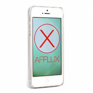 Afflux Slim Hard Case Cover Snap on Skin Better Grip with Free Screen Protector for Apple iPhone 5/5s (Clear 166) Cell Phones & Accessories