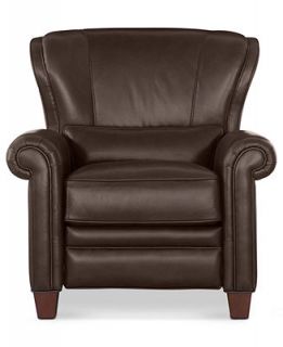 Clyde Leather Recliner Chair, 37W x 40D x 40H   Furniture