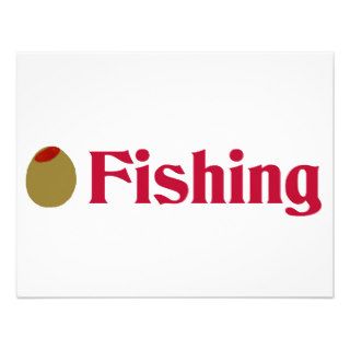 Olive (I Love) Fishing Custom Announcement