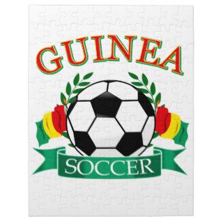 Guinean Soccer Designs Jigsaw Puzzle