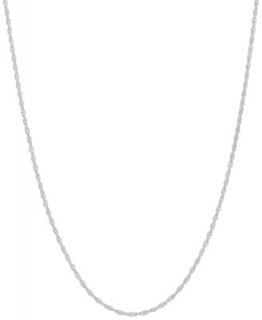 14k White Gold Necklace, 18 Flat Herringbone Chain   Necklaces   Jewelry & Watches