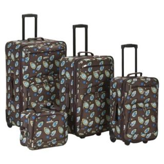Rockland Nairobi 4 pc Expandable Luggage Set   B