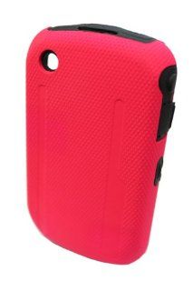 GO BC164 Protective 2 In 1 Rubberized Hard Case for BlackBerry 8520/8530   1 Pack   Retail Packaging   Fuchsia Cell Phones & Accessories