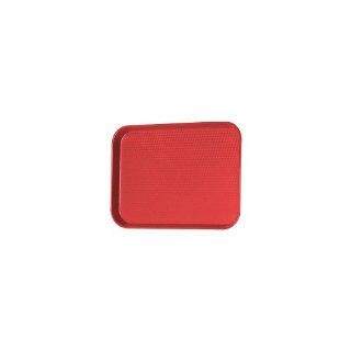 Cambro 1418FF 163 Polypropylene Fast Food Tray, Red Kitchen & Dining