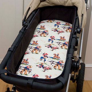 buckaroo bill fitted buggy sheets by quick brown fox of dulwich