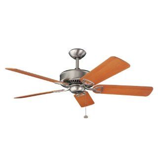 Kichler Lighting 300104NI Kedron 54IN Energy Star Ceiling Fan, Brushed Nickel Finish with Reversible Marive Cherry/Maple Blades    