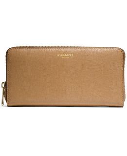 COACH ACCORDION ZIP WALLET IN SAFFIANO LEATHER   COACH   Handbags & Accessories