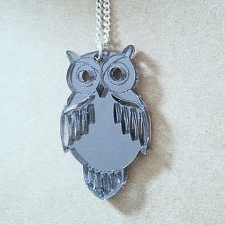 midnight kiss owl necklace by akira amani