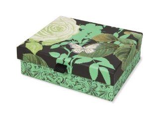 Lady Jayne Foil, Glitter and Gem Embellished Keepsake Box, Olvia (Pack of 2) Health & Personal Care