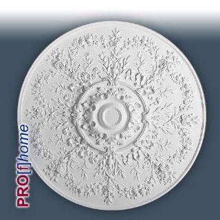 ORAC R64 Ceiling Rose Rosette Medallion Centre quality polyurethane decorative flower white  95 cm  37 inch diameter  