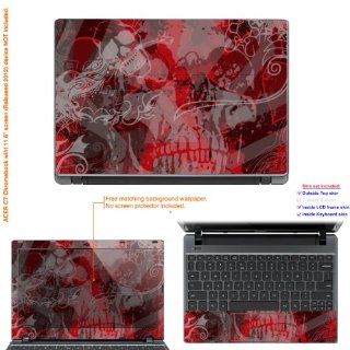 Decalrus   Decal Skin Sticker for Acer Chromebook C7 with 11.6" screen (IMPORTANT read Compare your laptop to IDENTIFY image on this listing for correct model) case cover acerC7 153 Computers & Accessories