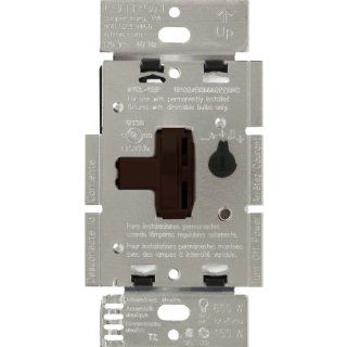 Lutron AYCL 153P BR Ariadni/Toggler 150 Watt Single Pole/3 Way Dimmable CFL/LED Dimmer, Brown   Led Household Light Bulbs  