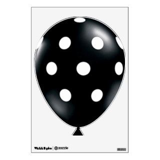 Black and White Polka Dots Wall Decals