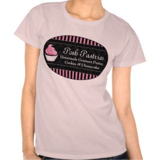 CUSTOM Cupcake Bakery Business T Shirt