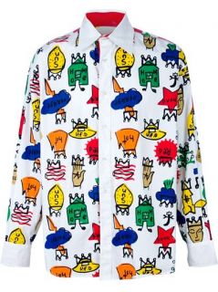 Jc De Castelbajac Vintage Basquiat inspired Printed Shirt