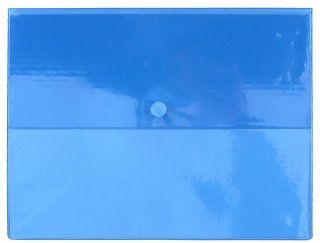 StoreSMART   Portfolio with Velcro   10" x 13"   10 Pack   See Through Blue Vinyl Plastic   R152B 10  Sheet Protectors 