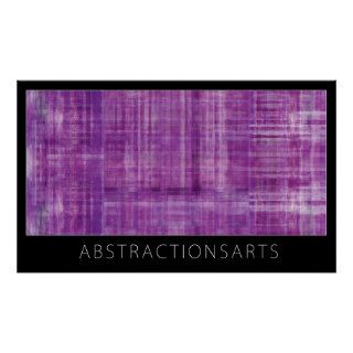 Purple Modern Art Poster Print