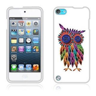 Snap on Cover Fits Apple Touch 5th Generation Feather Owl Texture (does NOT fit iPod Touch 1st, 2nd, 3rd or 4th generations) Cell Phones & Accessories