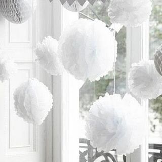 pack of five pom poms by hope and willow