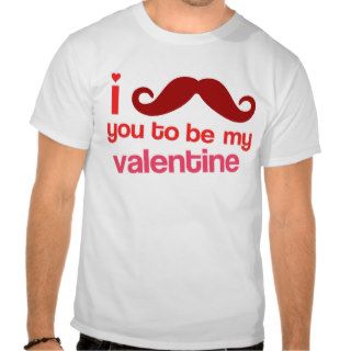 i mustache you to be my valentine shirts