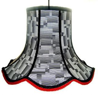 digital fabric lampshade by beauvamp