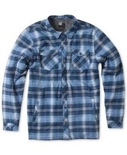 ONeill Jacket, Baxter Sherpa Lined Flannel Shirt Jacket   Casual Button Down Shirts   Men