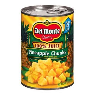 Del Monte Pineapple Chunks in 100% Juice   20 oz.