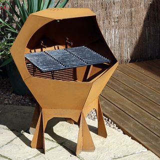 decahedron barbecue and fire pit by digby scott designs