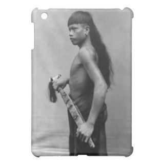 Dyak Man in Singapore with Weapon Photograph iPad Mini Covers