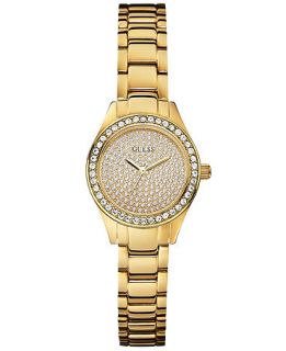GUESS Watch, Womens Gold Tone Bracelet 27mm U0230L2   Watches   Jewelry & Watches