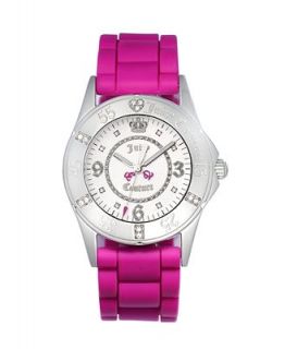 Juicy Couture Watch, Womens Rich Girl Hot Pink Jelly Strap 1900674   Watches   Jewelry & Watches